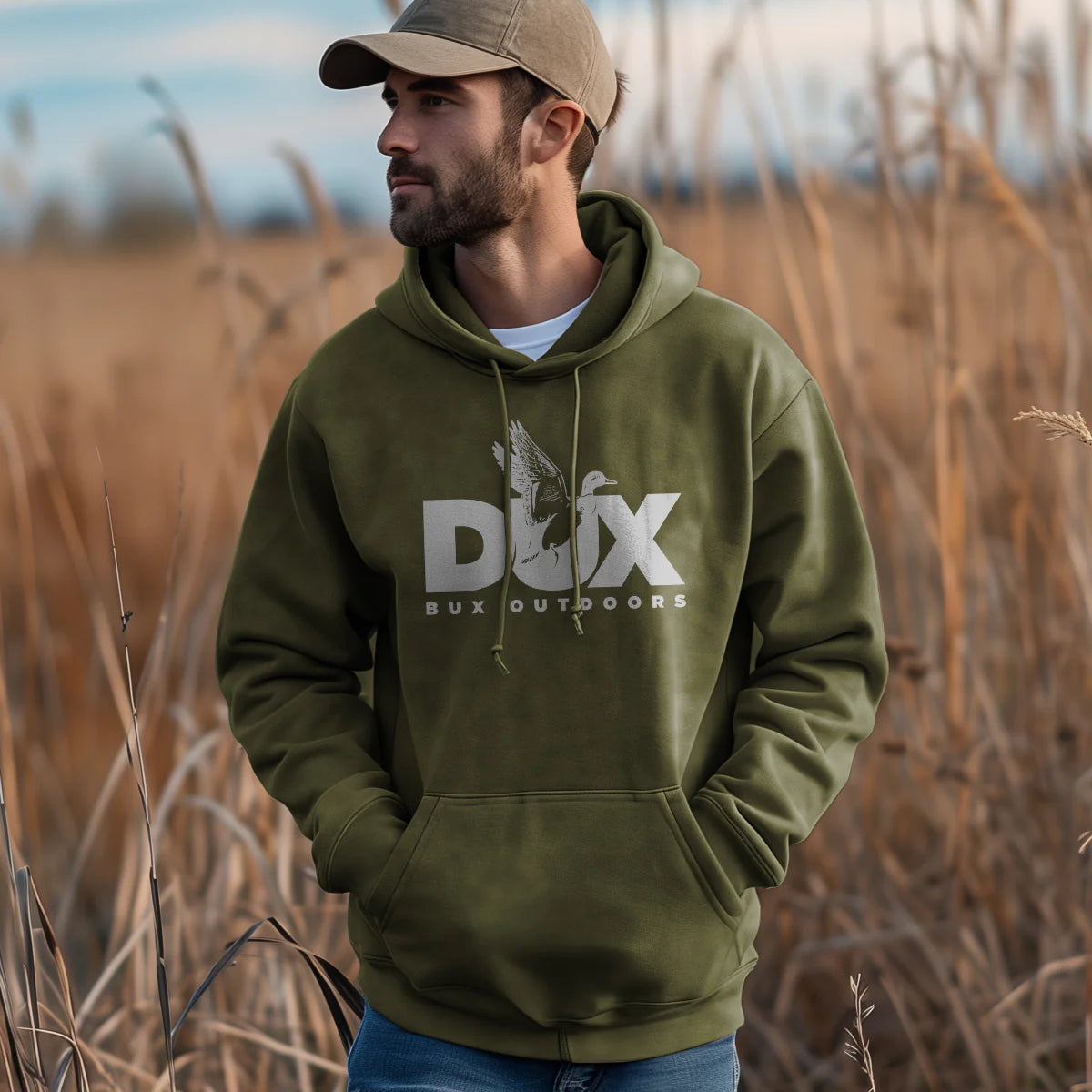 DUX Logo Hoodie - Green Hoodie