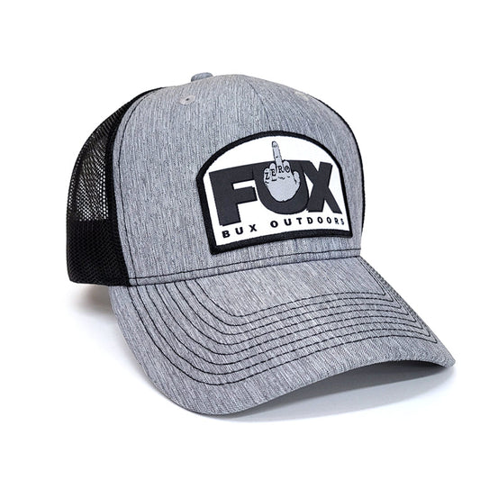 Bux Outdoors Zero FUX Hat - Black/Grey